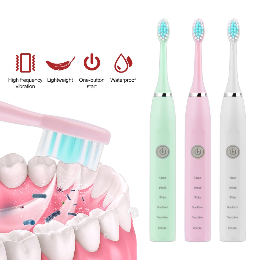 Bàn Chải Đánh Răng Điện Tử Sonic Thông Minh Cho Người Lớn