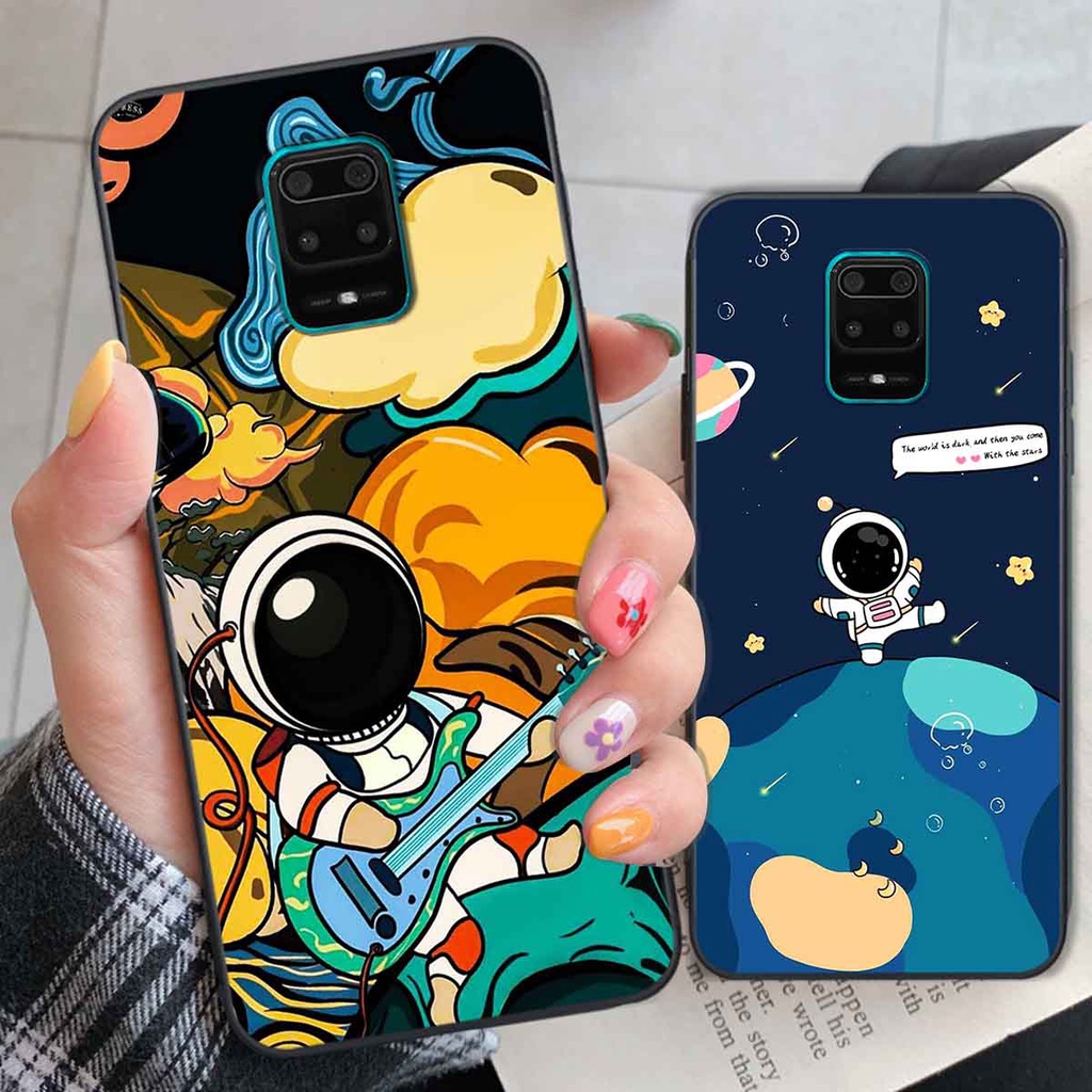 Ốp Xiaomi Redmi Note 9 / Note9s / Note 9 Pro in hình vũ trụ, phi hành gia bầu trời cute dễ thương