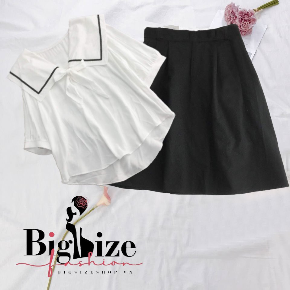 ( 50 - 95 KG ) CHÂN VÁY ĐEN BIGSIZE SANG CHẢNH PHỐI ĐỒ CỰC DỄ, CHE KHUYẾT ĐIỂM | BigBuy360 - bigbuy360.vn