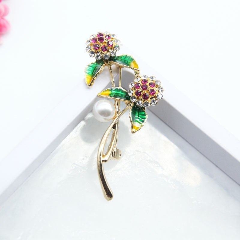 Trâm Cài Áo Hình Hoa Anh Đào Bằng Hợp Kim Nhiều Màu Sắc