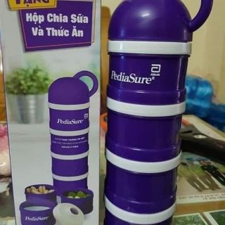 Bộ chia sữa và thức ăn 4 ngăn quà tặng từ pediasure