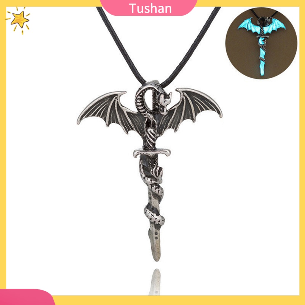 vòng cổ Mặt Hình Thánh Giá Phát Sáng Phong Cách Vintage