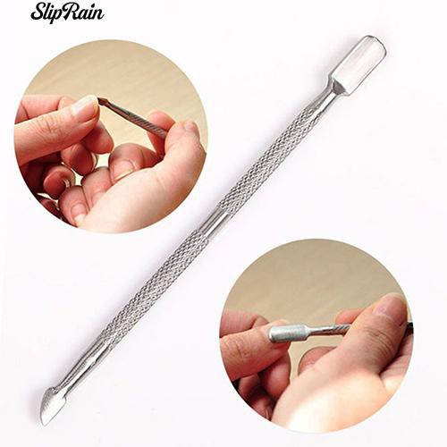 [Hàng mới về] Dụng cụ đẩy móng hai đầu bằng thép không gỉ chuyên dụng tiện lợi