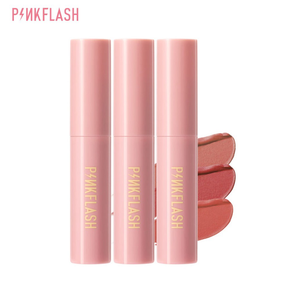 PINKFLASH Lipsticks Matte Waterproof Dual Use Lip Cheek 3 Pieces 60g