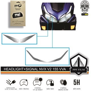 Miếng dán PPF bảo vệ đèn pha đèn demi NVX 155VVA V2 AEROX 155VVA V2 2021 đến 2024