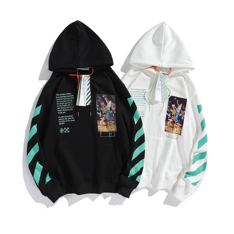 Áo Hoodie Off White In Hình Đầu Lâu Thời Trang 2020 Cá Tính