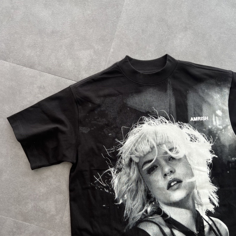 Áo thun NOVA Mock Neck - Đen