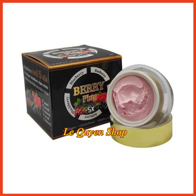 Kem Giảm Nám, Tàn Nhang 4K Berry Plus 5X Extra Whitening Cream Thái Lan 20gr