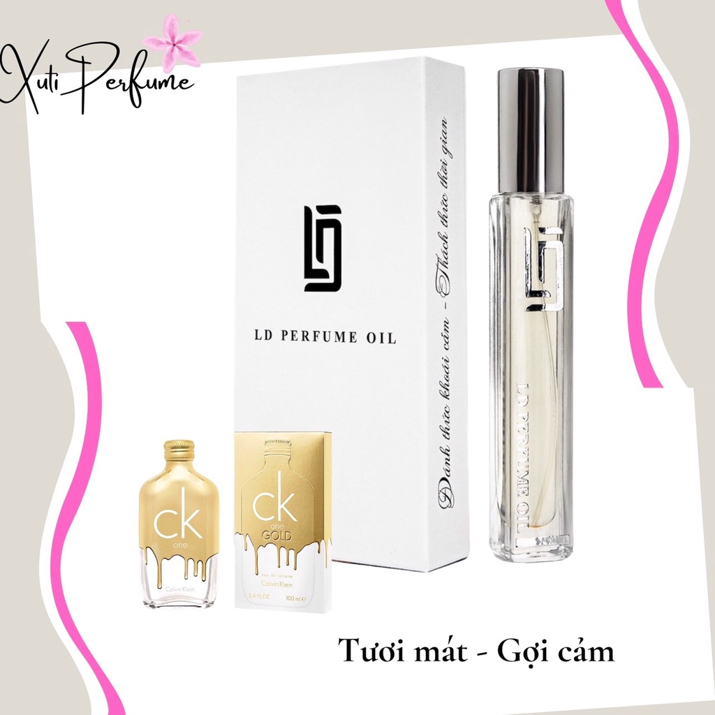 CALVIN KLEIN CK ONE GOLD 12ml - thương hiệu LD Perfume Oil