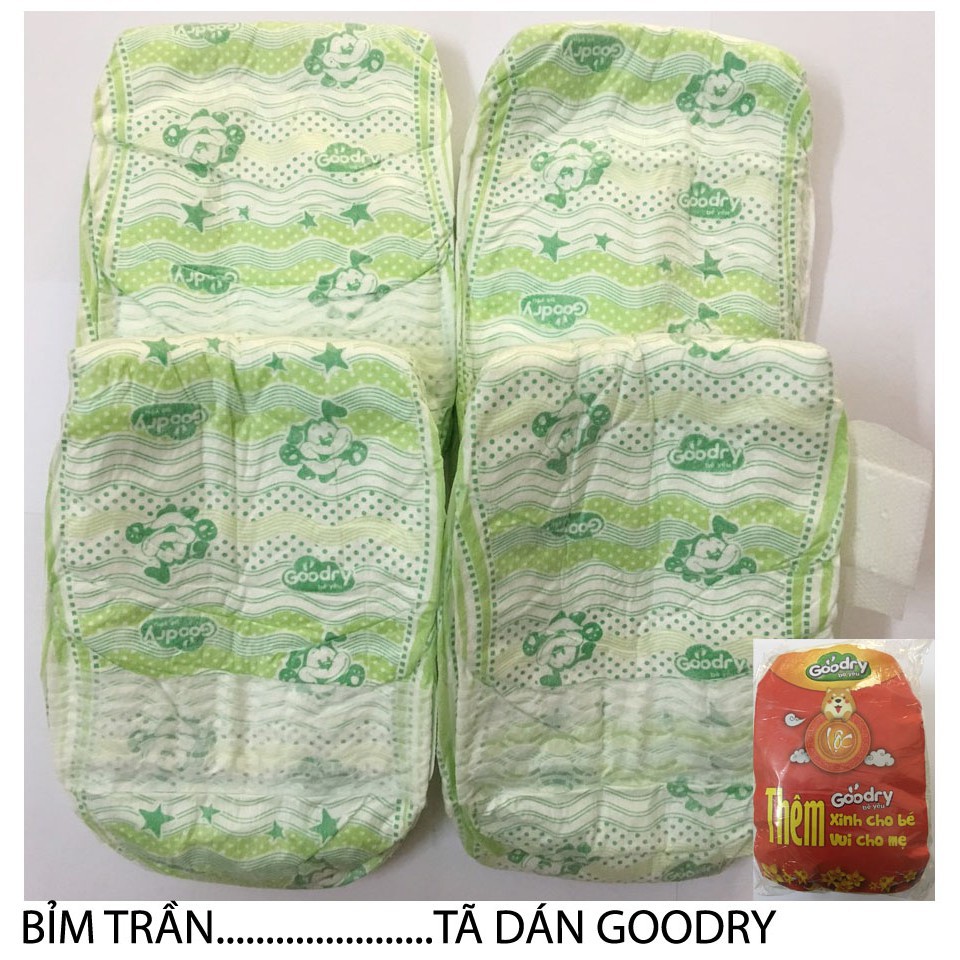 (BỈM TRẦN) COMBO 20 cái TÃ DÁN GOODRY Size: S,M,L,XL