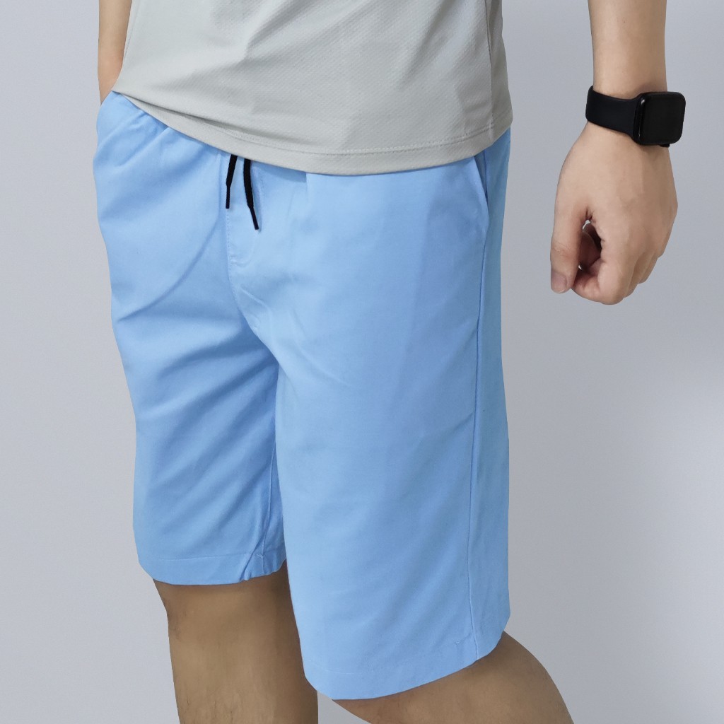 Quần short nam kaki 💥FREESHIP💥 Quần đùi nam mã TT11 thể thao dáng lửng tập gym co giãn có chun mùa hè | BigBuy360 - bigbuy360.vn