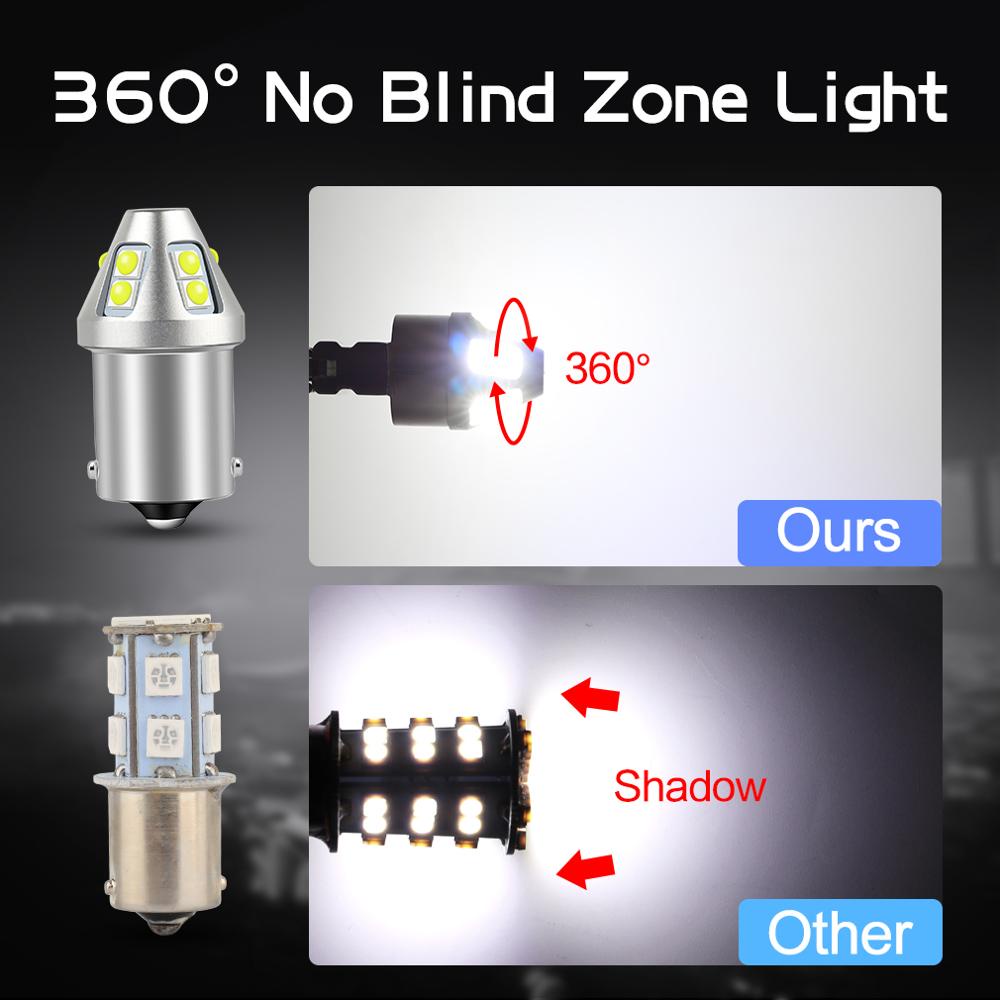 Đèn LED Xi Nhan Bóng LED 1156 T20 W21/5W 7443 W21W 7440 PY21W P21W Ba15D BA15S Baau15S Cho Xe Hơi