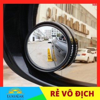 Gương cầu lồi gắn kính hậu ô tô xoay 360 độ xóa điểm mù