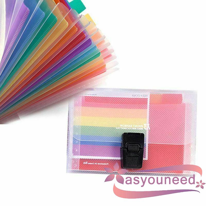 Bìa đựng hồ sơ cỡ giấy A6 13 ngăn tiện dụng | BigBuy360 - bigbuy360.vn