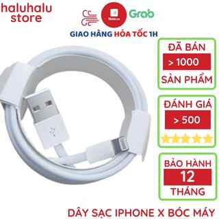 Dây sạc iphone zin chính hãng sạc nhanh ip x 6 7 8 plus xs max 11 pro max - bảo hành 12 tháng