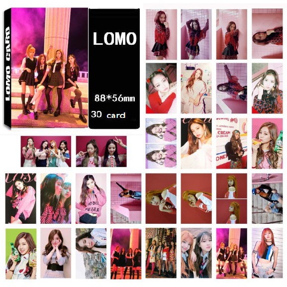 Lomo 30 tấm in hình cả nhóm thành viên Blackpink