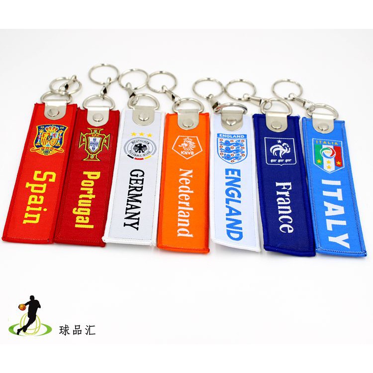 Móc Khóa Vải Bện Hình Logo Câu Lạc Bộ Bóng Đá Real Madrid/ Liverpool