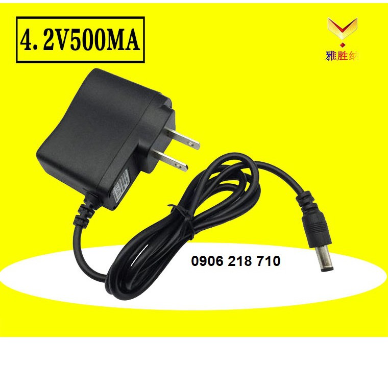 Sạc 1s 4.2v 500 mAh, có đèn báo đầy, chuyên sạc pin Li-ion 3.7v.