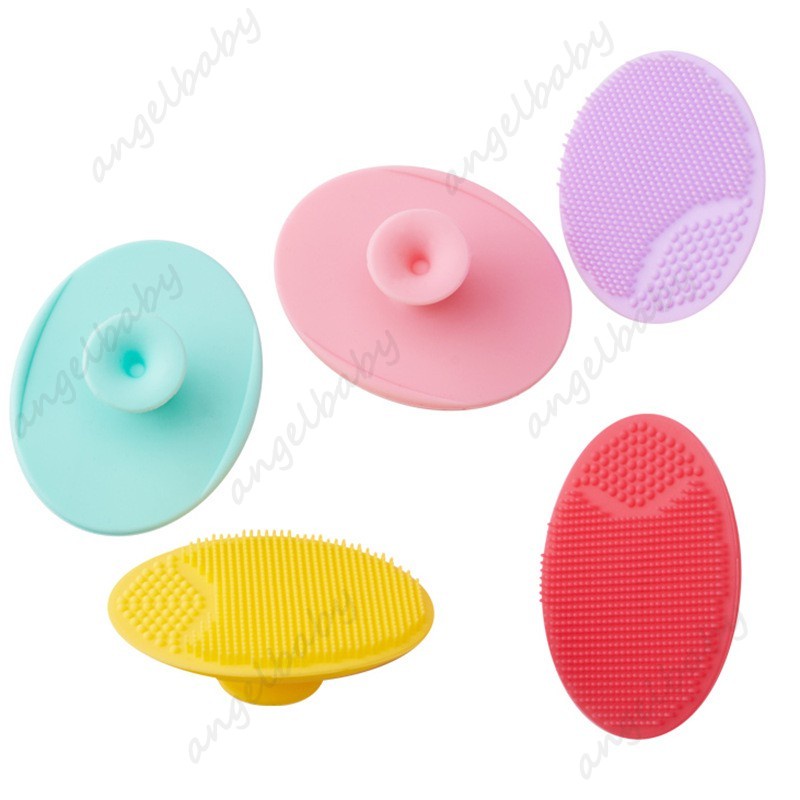 Bàn Chải Silicone Mát Xa Đầu Cho Bé