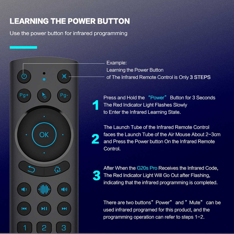 Chuột Không Khí Điều Khiển Từ Xa G20BTS Plus BT Gyro IR Dành Cho ATV Android Box Điều Khiển Từ Xa X3 Pr