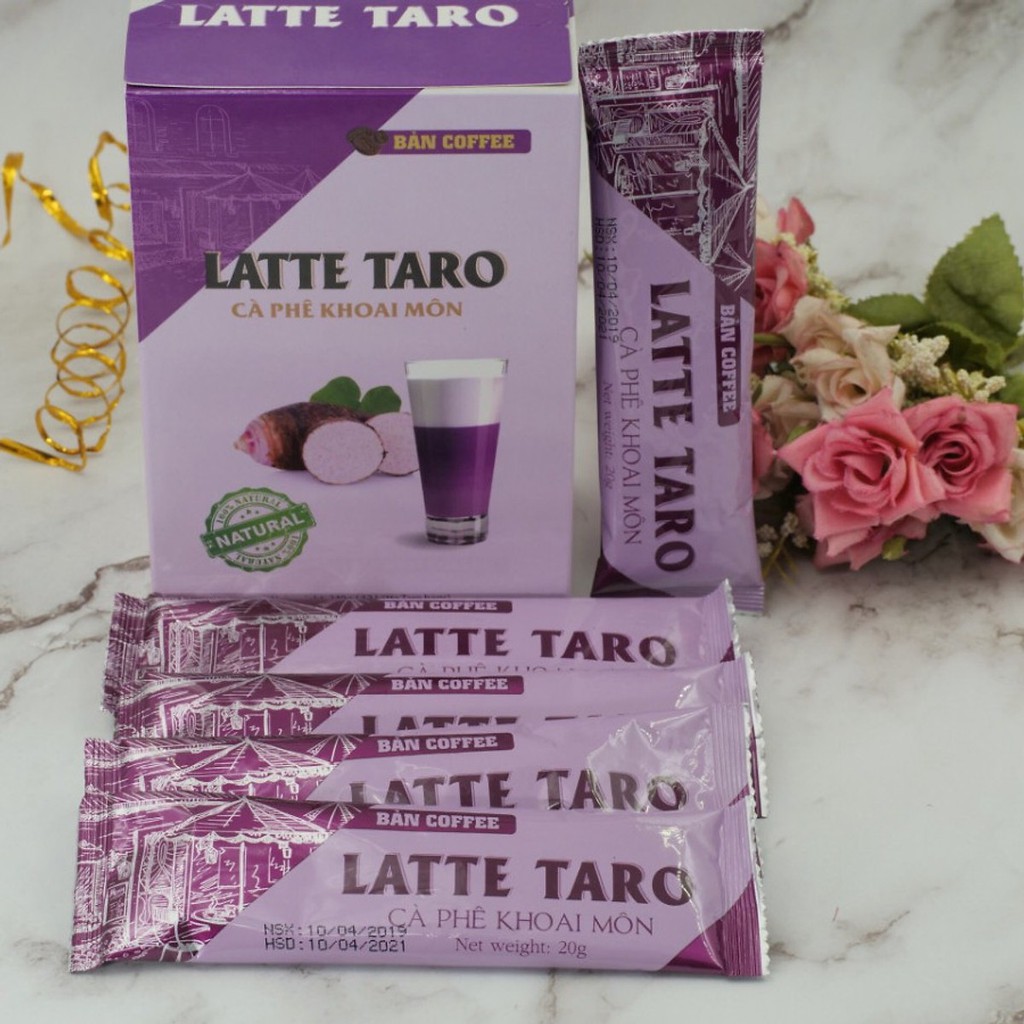 Latte Cà phê loại hòa tan - Hộp Latte 12 Tép x 20 g