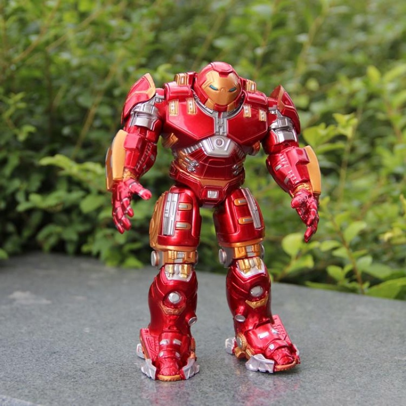 Mô Hình Iron Man Hulkbuster MH17 Cử Động Có Đèn Mark 44 Cao 18cm