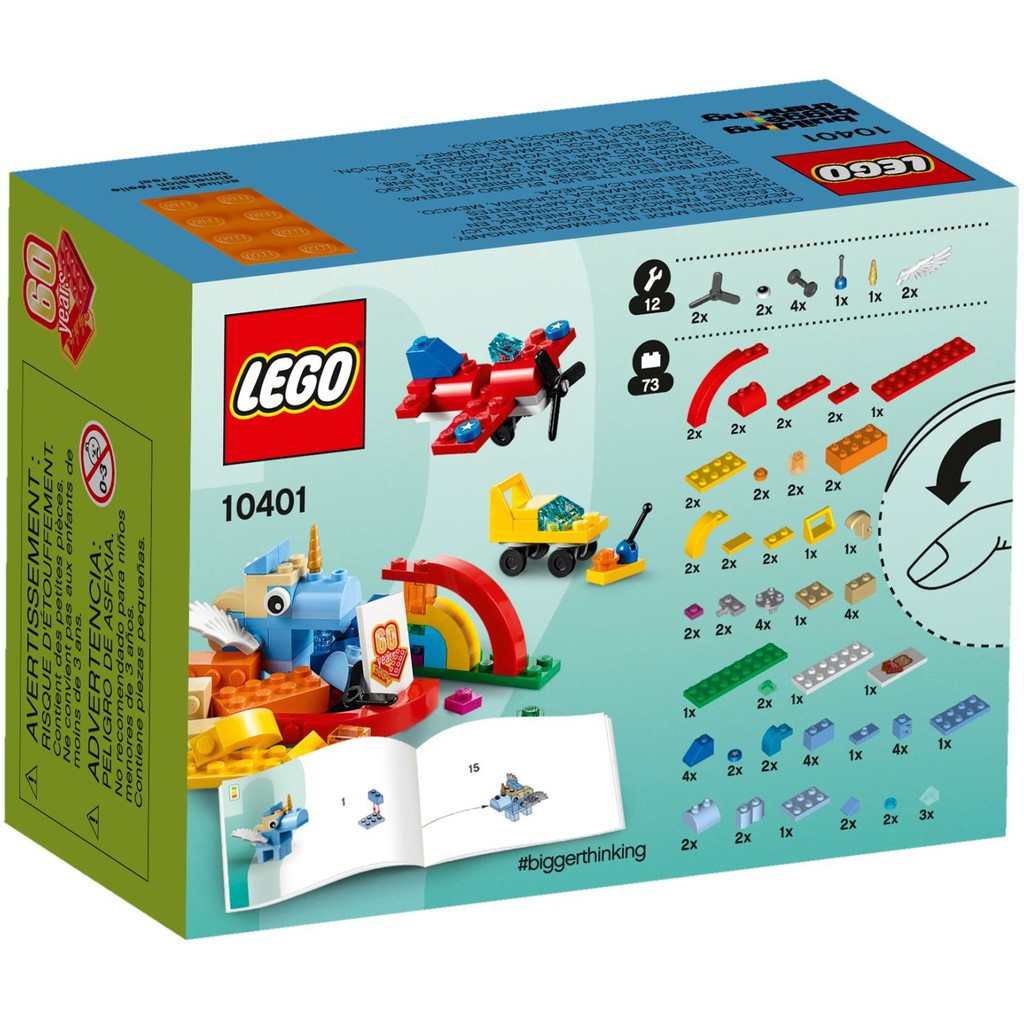 LEGO 10401 - Thùng Gạch Cầu Vồng Vui Nhộn