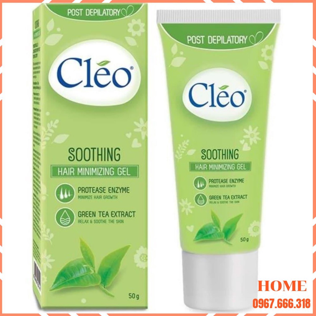 Gel Dịu Da Sau Tẩy Lông Cleo Hỗ Trợ Làm Chậm Mọc Lông 50g