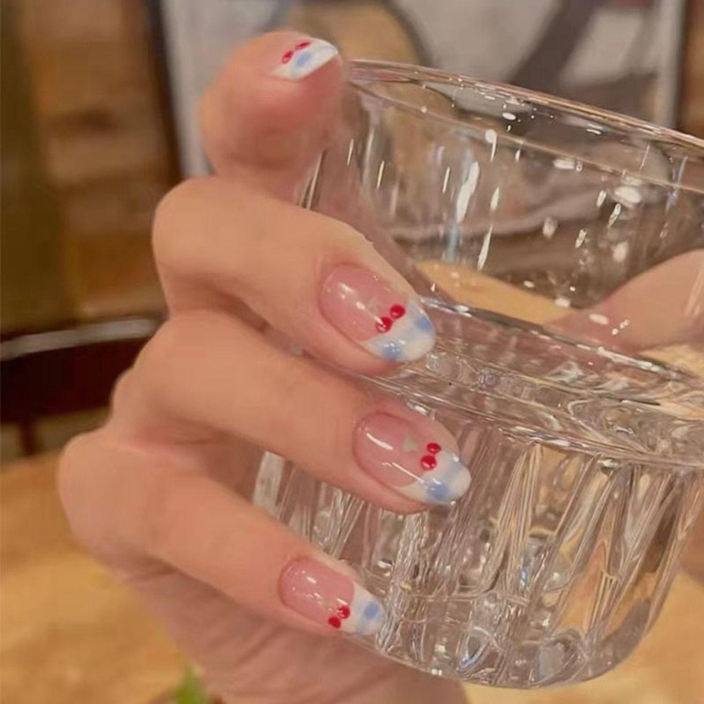 Hộp 24 Móng Tay Giả Thời Trang Cho Nữ