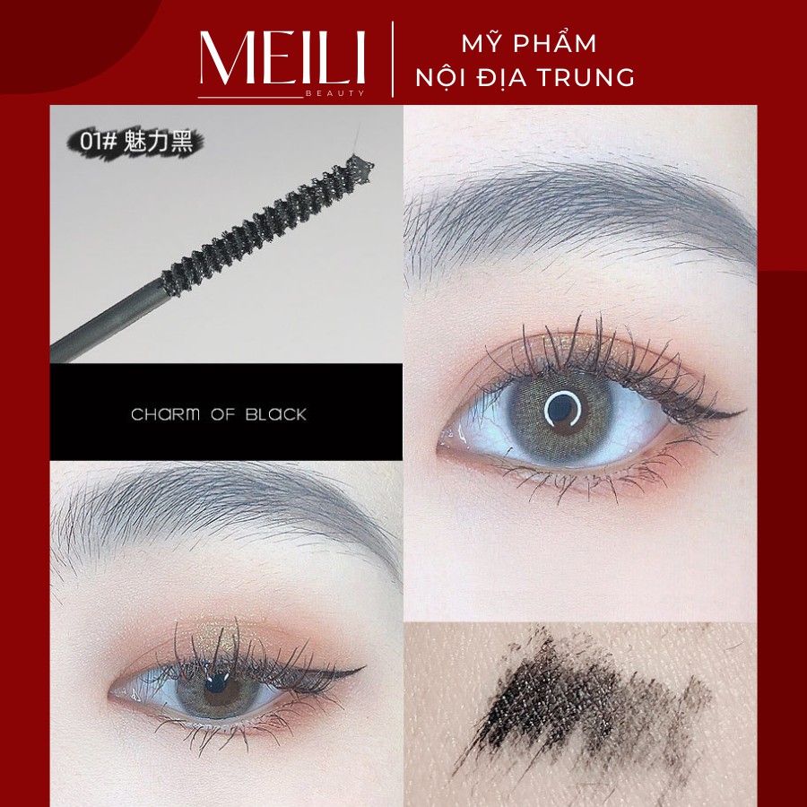 Mascara Maxfine Làm Dài Và Cong Mi Tự Nhiên Chống Nhòe Chống Nước Cho Người Mới Trang Điểm - Meili Beauty