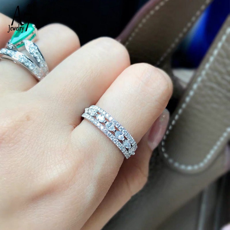 Nhẫn mạ bạc 925 thiết kế sang trọng phong cách thời trang