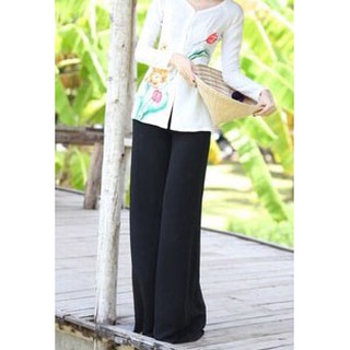 Quần đen bà ba cho các bà, mẹ, người trung niên, người cao tuổi.