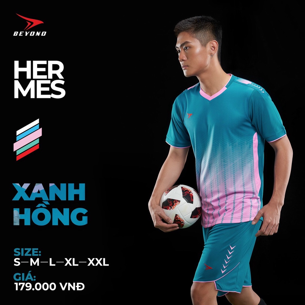 Bộ Quần Áo Đá Bóng Chính Hãng Beyono Hermes - Mẫu Cao Cấp 2022