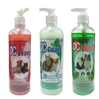 Sữa tắm loại bỏ ve rận ghẻ bọ chét hiệu quả trên chó mèo - DC Antitick 500ml