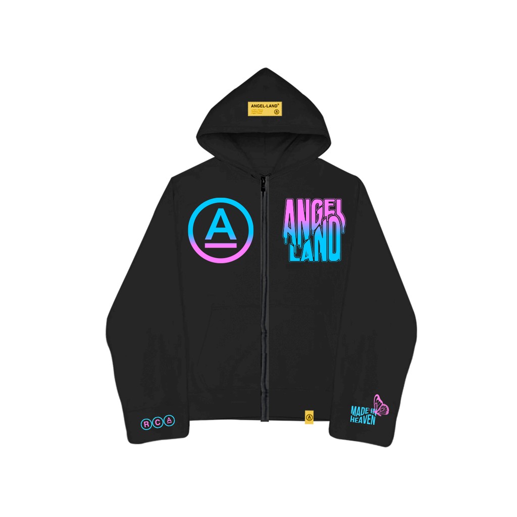 Áo Khoác Angel-Land Flying Zip chính hãng-Black | BigBuy360 - bigbuy360.vn