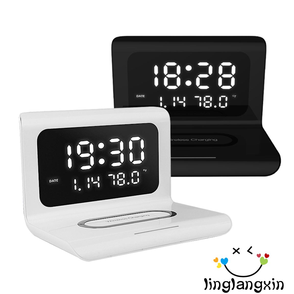 Đồng Hồ Báo Thức Không Dây Đa Năng 3 Trong 1