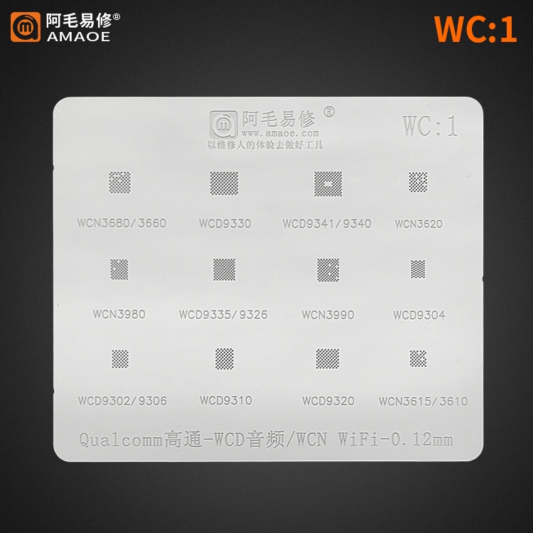 Vỉ WC1 làm chân ic WiFi và Âm thanh