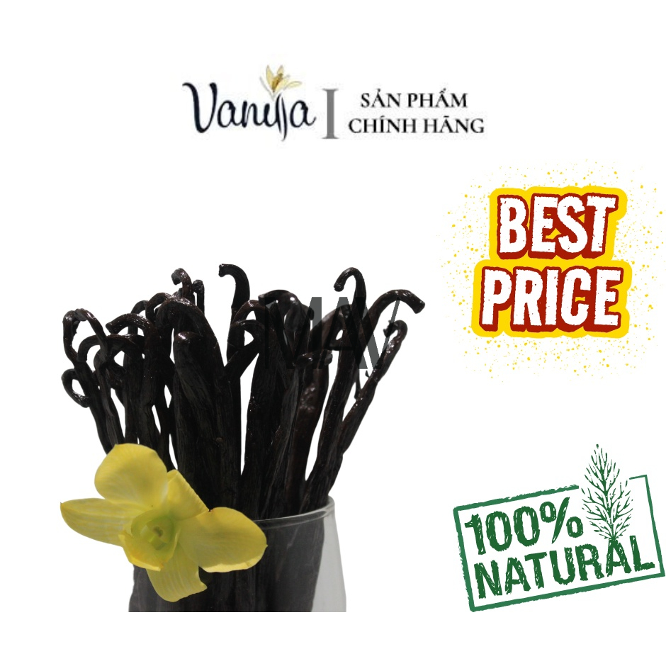 Quả Vanilla Madagascar Bourbon Thượng Hạng