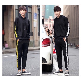 QUẦN JOGGER THUN OFF WHITE