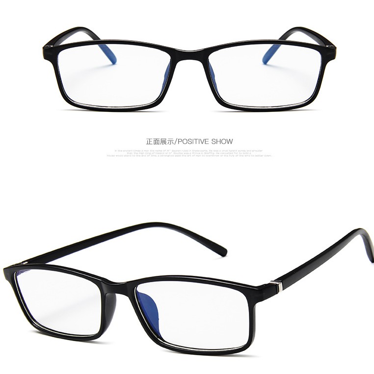 Mắt Kính Trong Suốt Chống Ánh Sáng Xanh Thời Trang