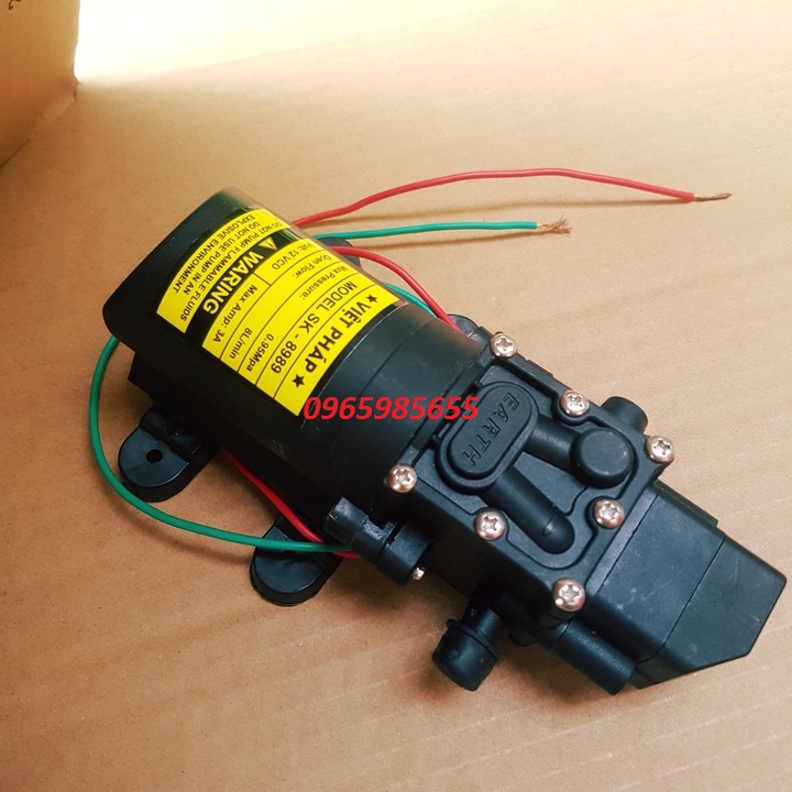 máy bơm tăng áp mini 12v - máy bơm phun sương 12v việt pháp