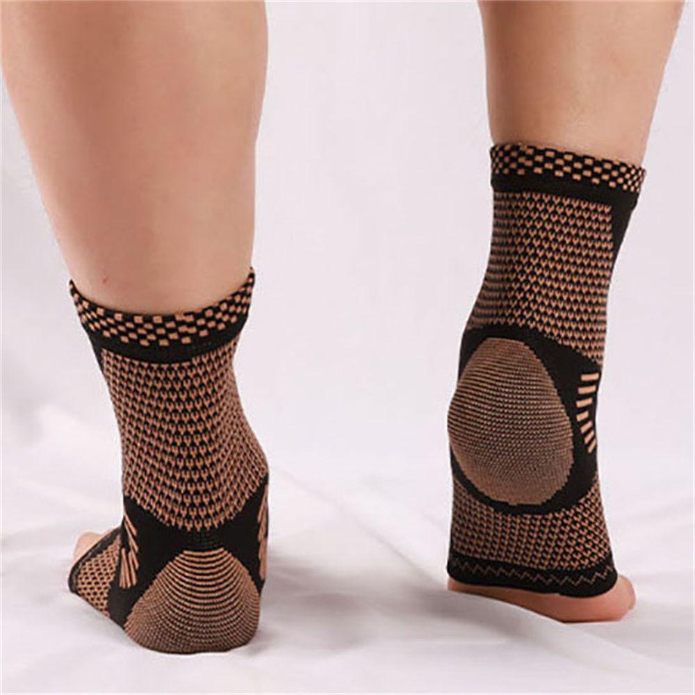 Vỏ Bọc Bảo Vệ Mắt Cá Chân Bằng Sợi Nylon Dệt Kim Thoáng Khí An Toàn Khi Chơi Thể Thao