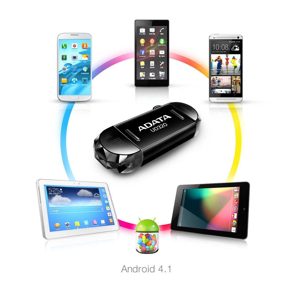 USB OTG 2.0 ADATA UD320 32GB cổng micro USB dành cho điện thoại Android -