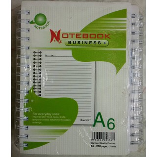 Sỉ Lốc 5 quyển sổ lò xo A6 200 trang (11000đ/q)