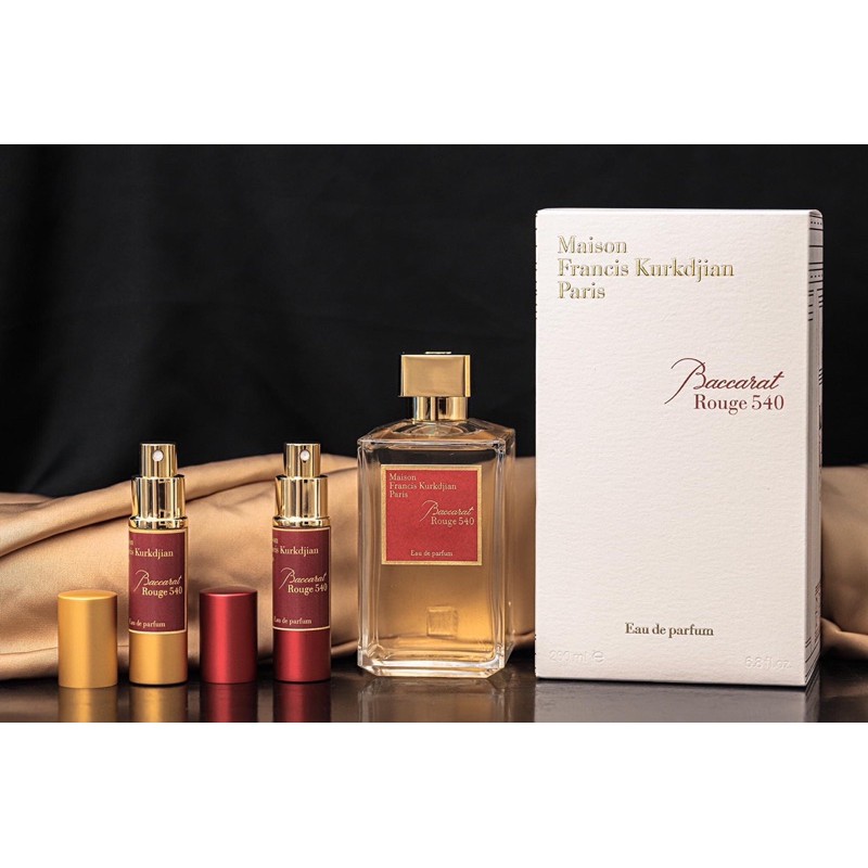 Lọ 10ml nước hoa MFK Baccarat Rouge 540
