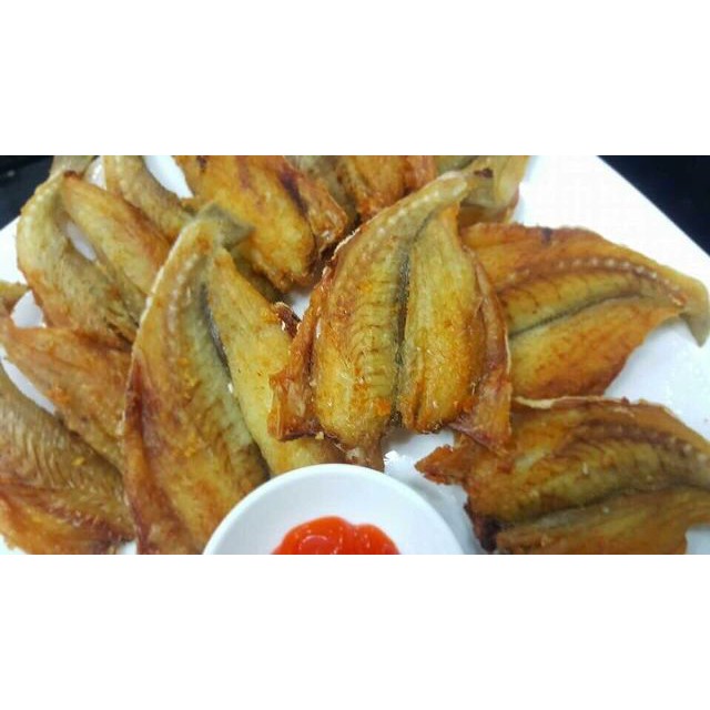 Khô đù xẻ ướp tỏi ớt - Không ướp ngọt, vị beo béo vừa ăn 500g | BigBuy360 - bigbuy360.vn