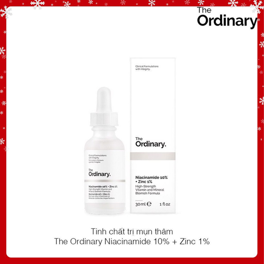 Tinh chất Niacinamide 10% + Zinc 1% - The Ordinary [ƯA CHUỘNG]