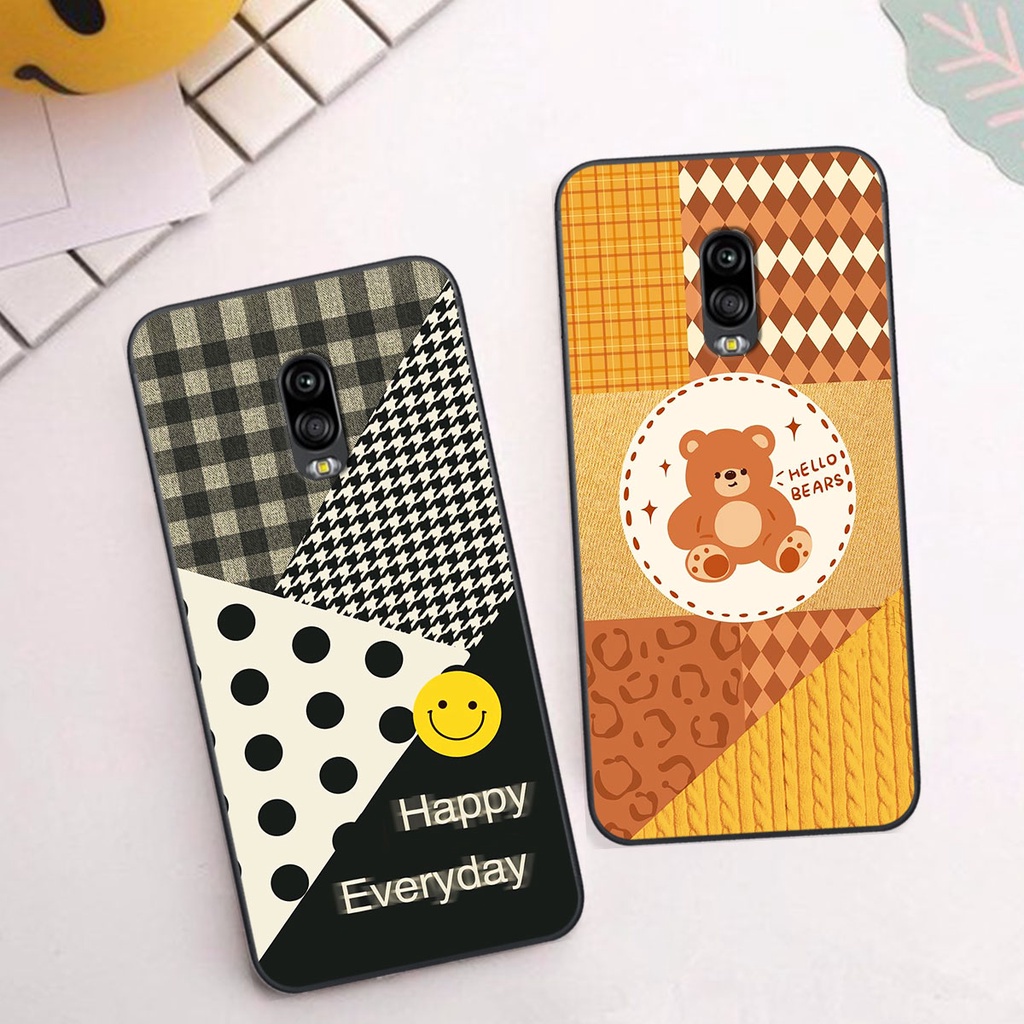Ốp lưng Samsung J7 PLUS happy day, gấu bear dễ thương - BỀN - ĐẸP -BAO GIÁ TOÀN THỊ TRƯỜNG