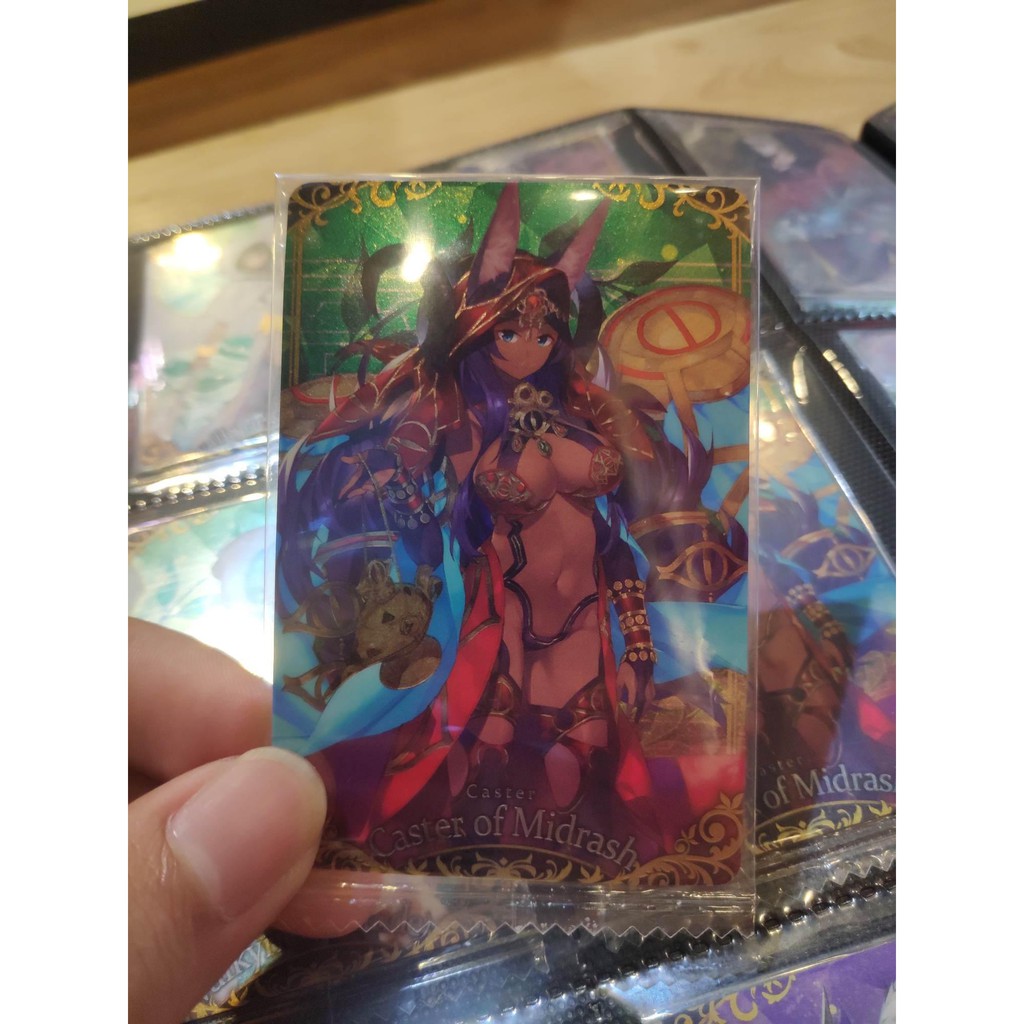 Thẻ bài sưu tầm bánh xốp Fate Grand Order FGO Caster of MidRash R - Rare - Tặng bọc bài nhựa bảo quản