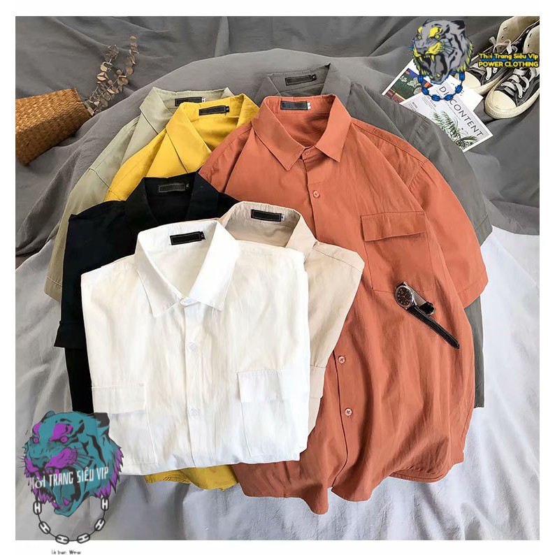 Áo Sơ Mi Tay Ngắn Phiên Bản Hàn Quốc Xu Hướng năm 2021 | BigBuy360 - bigbuy360.vn